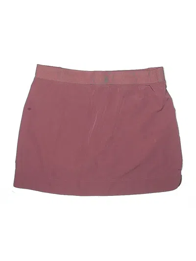 Pre-owned 32 Degrees Casual Skirt In Burgundy