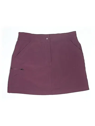 Pre-owned 32 Degrees Casual Skirt In Burgundy