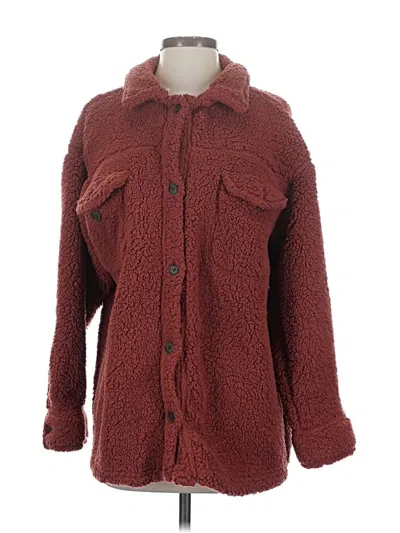 Pre-owned 32 Degrees Coat In Burgundy