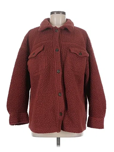 Pre-owned 32 Degrees Coat In Burgundy