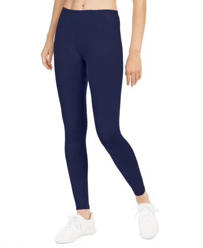 32 Degrees Cozy Heat Underwear Leggings In Stormy Night In Blue