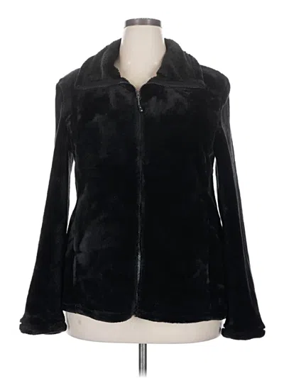 Pre-owned 32 Degrees Faux Fur Jacket In Black