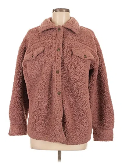 Pre-owned 32 Degrees Faux Fur Jacket In Brown