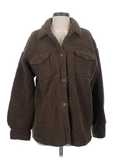 Pre-owned 32 Degrees Faux Fur Jacket In Brown