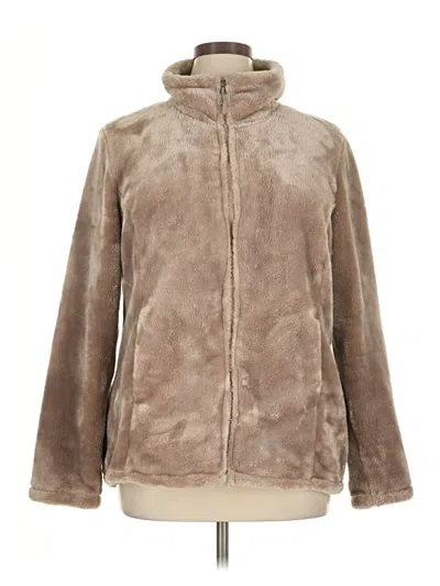 Pre-owned 32 Degrees Faux Fur Jacket In Brown