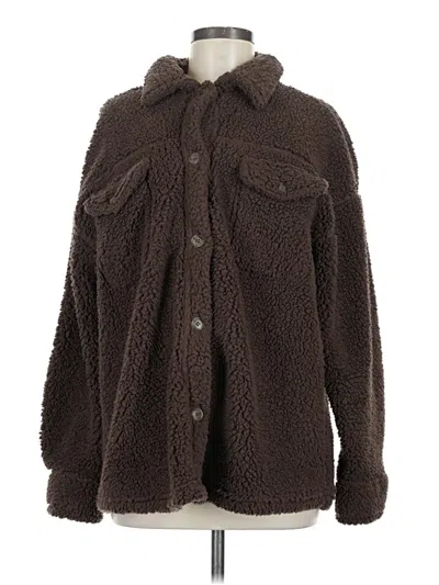 Pre-owned 32 Degrees Faux Fur Jacket In Brown