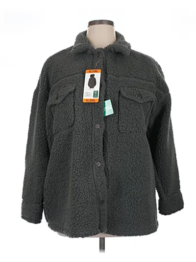 Pre-owned 32 Degrees Faux Fur Jacket In Gray