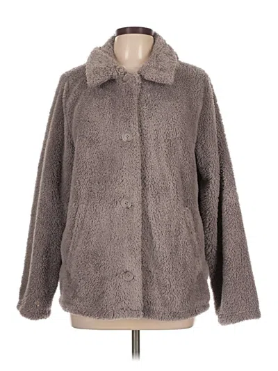 Pre-owned 32 Degrees Faux Fur Jacket In Gray