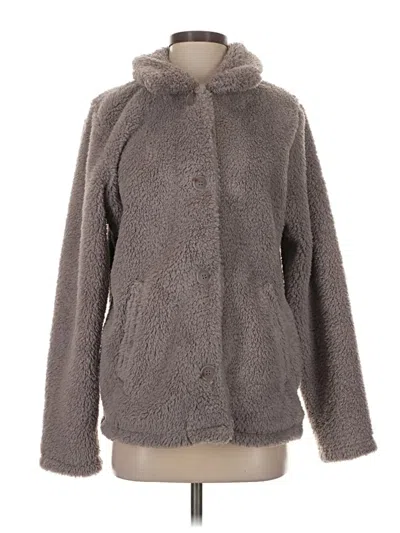 Pre-owned 32 Degrees Faux Fur Jacket In Gray