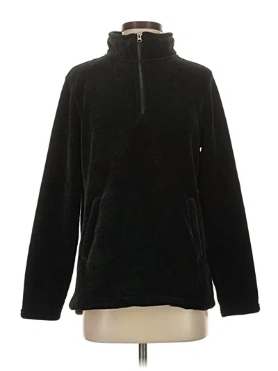 Pre-owned 32 Degrees Fleece Jacket In Black