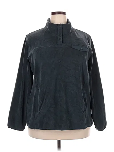 Pre-owned 32 Degrees Fleece Jacket In Black