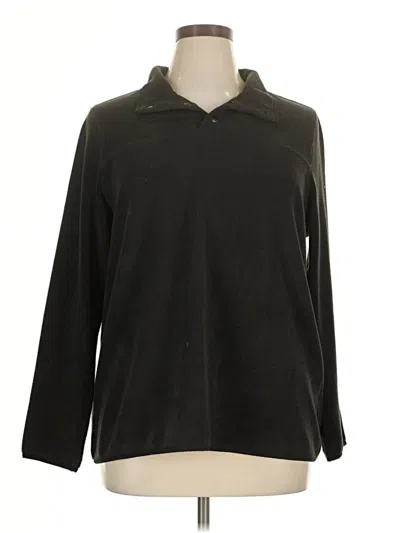 Pre-owned 32 Degrees Fleece Jacket In Black