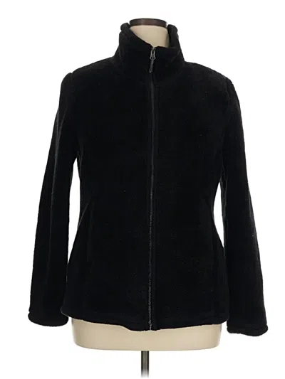Pre-owned 32 Degrees Fleece Jacket In Black