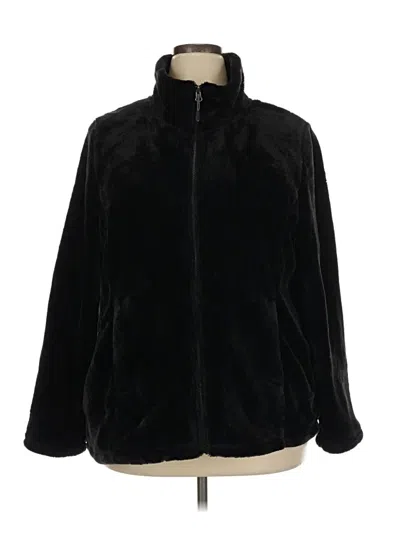 Pre-owned 32 Degrees Fleece Jacket In Black