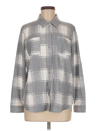 Pre-owned 32 Degrees Fleece Jacket In Gray