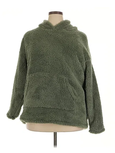 Pre-owned 32 Degrees Fleece Jacket In Green
