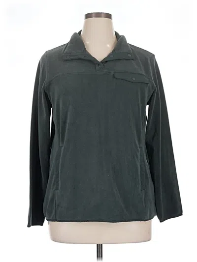 Pre-owned 32 Degrees Fleece Jacket In Green