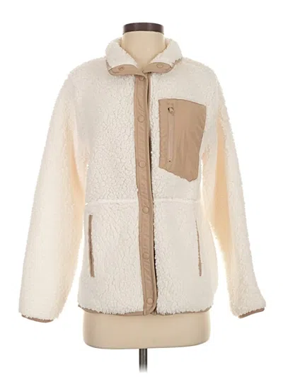 Pre-owned 32 Degrees Fleece Jacket In Ivory