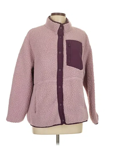 Pre-owned 32 Degrees Fleece Jacket In Purple