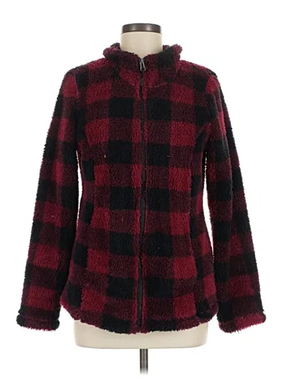 Pre-owned 32 Degrees Fleece Jacket In Red