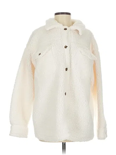 Pre-owned 32 Degrees Fleece Jacket In White