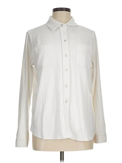 Pre-owned 32 Degrees Long Sleeve Blouse In Ivory