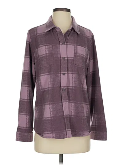 Pre-owned 32 Degrees Long Sleeve Blouse In Purple