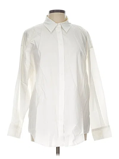 32 Degrees Long Sleeve Button Down Shirt In Ivory