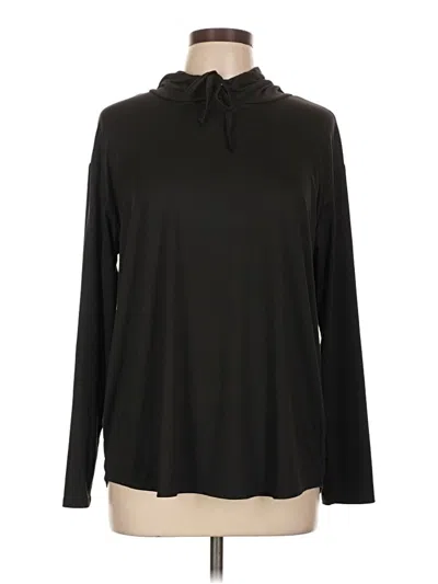 Pre-owned 32 Degrees Long Sleeve Polo Shirt In Black