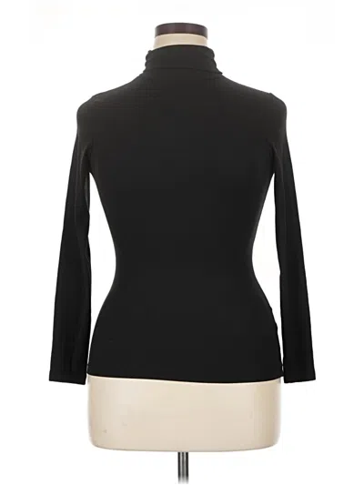 Pre-owned 32 Degrees Long Sleeve Top Black Turtleneck Tops