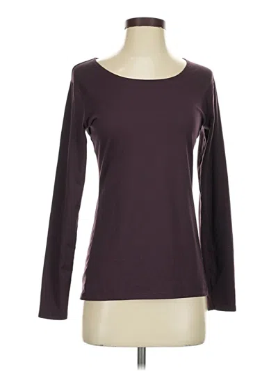 Pre-owned 32 Degrees Long Sleeve T-shirt In Burgundy