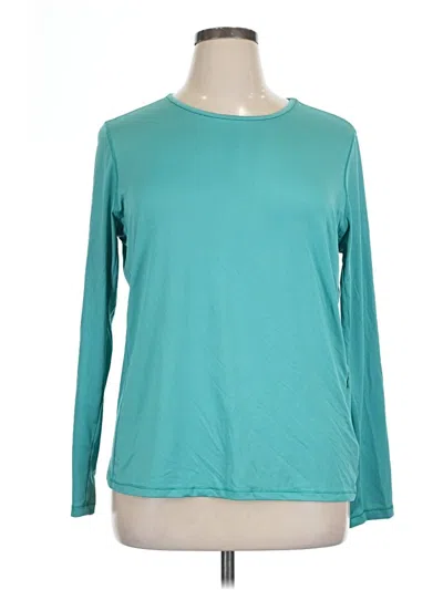 Pre-owned 32 Degrees Long Sleeve T-shirt In Teal