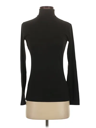 Pre-owned 32 Degrees Long Sleeve Turtleneck In Black