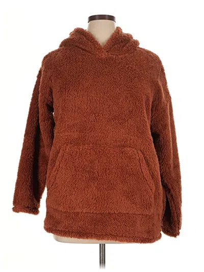 Pre-owned 32 Degrees Poncho In Brown