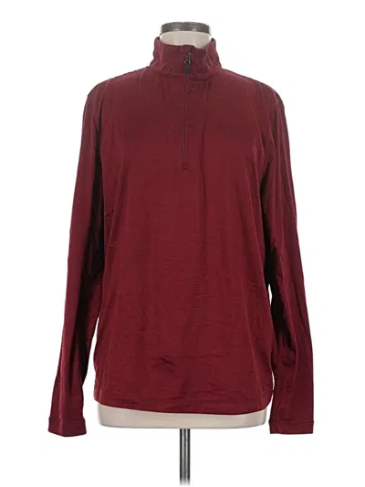 Pre-owned 32 Degrees Pullover Sweater In Burgundy
