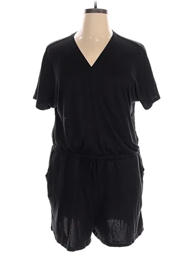 Pre-owned 32 Degrees Romper In Black