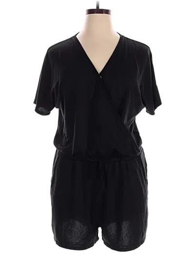 Pre-owned 32 Degrees Romper In Black