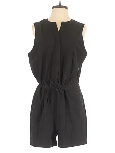 Pre-owned 32 Degrees Romper In Black