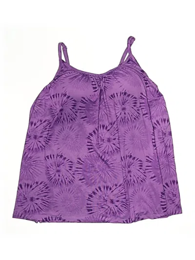 Pre-owned 32 Degrees Swimsuit Top Purple Swimwear