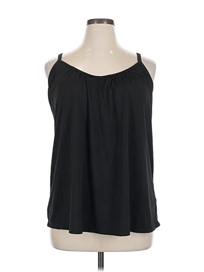 Pre-owned 32 Degrees Tank Top Black Strapless Neckline Tops