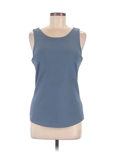 Pre-owned 32 Degrees Tank Top Blue Halter Neckline Tops