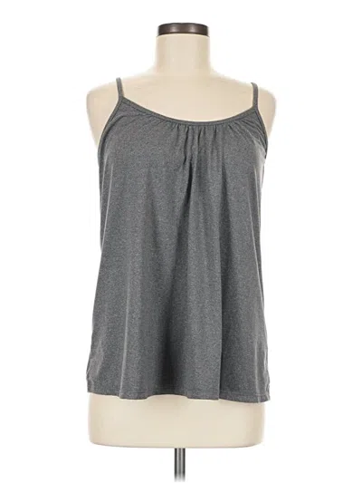 Pre-owned 32 Degrees Tank Top Gray Halter Neckline Tops