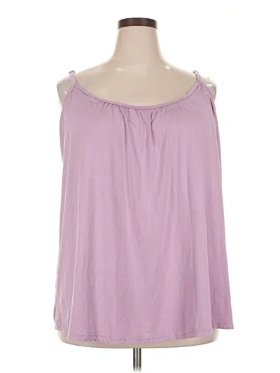 Pre-owned 32 Degrees Tank Top Pink Cold Shoulder Neckline Tops