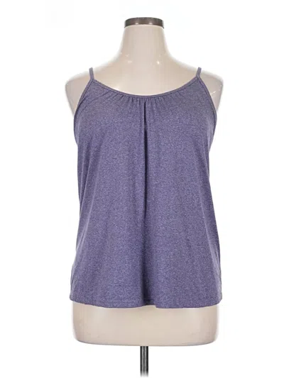 Pre-owned 32 Degrees Tank Top Purple Halter Neckline Tops