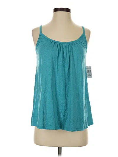 32 Degrees Tank Top Teal Halter Neckline Tops In Blue