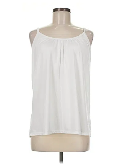 Pre-owned 32 Degrees Tank Top White Halter Neckline Tops