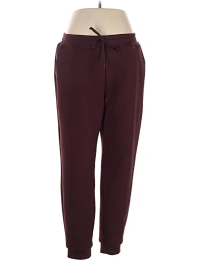 Pre-owned 32 Degrees Track Pants In Burgundy