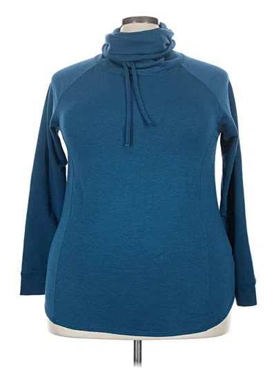 Pre-owned 32 Degrees Turtleneck Sweater In Blue
