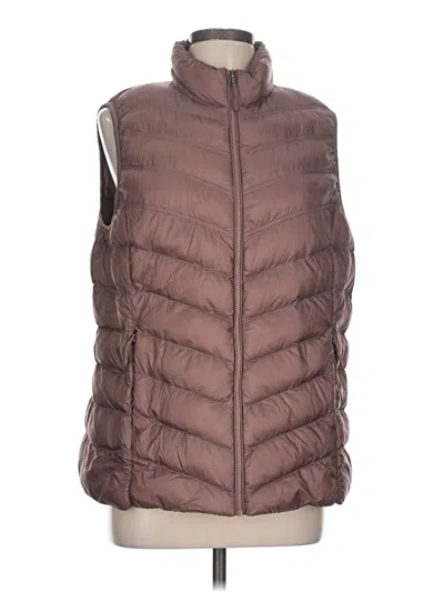 Pre-owned 32 Degrees Vest In Brown