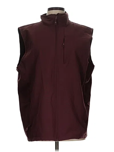 Pre-owned 32 Degrees Vest In Burgundy